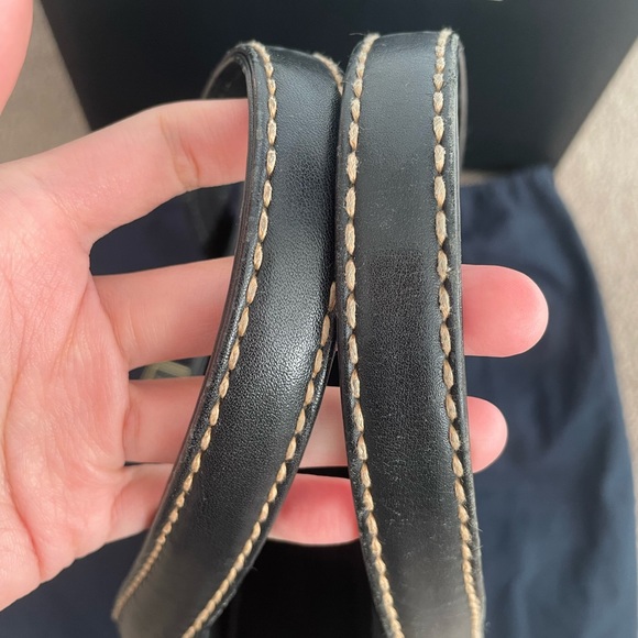 Preloved Chanel leather stitched handbag with full set - Picture 12 of 17